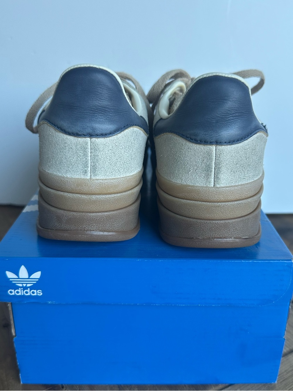Adidas Gazelle Bold Cream/Night Indigo - Picture 4 of 5